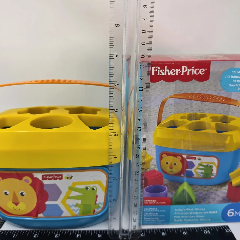 Fisher-Price Baby Learning Toy Container with Lion and Alligator